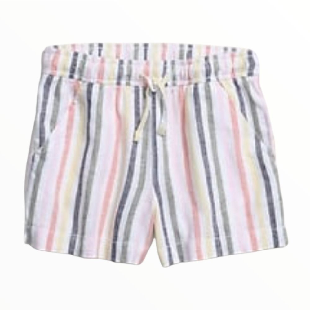 *NWT*Printed Linen-Blend Shorts Girls size:10/12large